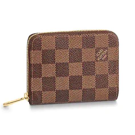 lv coin purse damier|louis vuitton zippy purse.